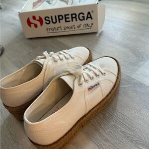 Superga Canvas Espadrille Flat-forms